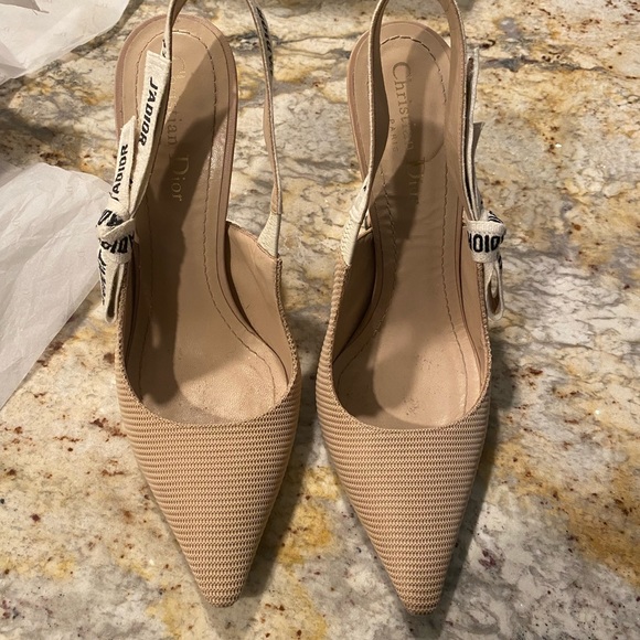 Dior J’adior Nude Slingback Pump in 39 1/2 - 9.5 - Picture 8 of 16